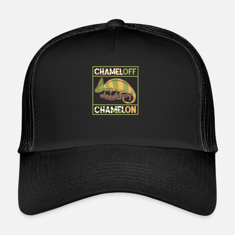 Chameleon Reptile Owner Lizard Reptile Pet Trucker Cap