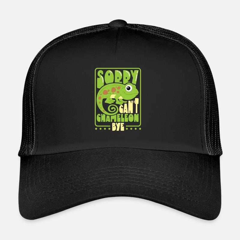 Chameleon Reptile Propriétaire Lizard Reptile Pet Casquette trucker 