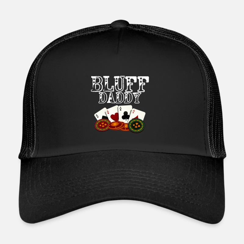 Bluff Daddy 4 - Trucker Cap - Schwarz/Schwarz