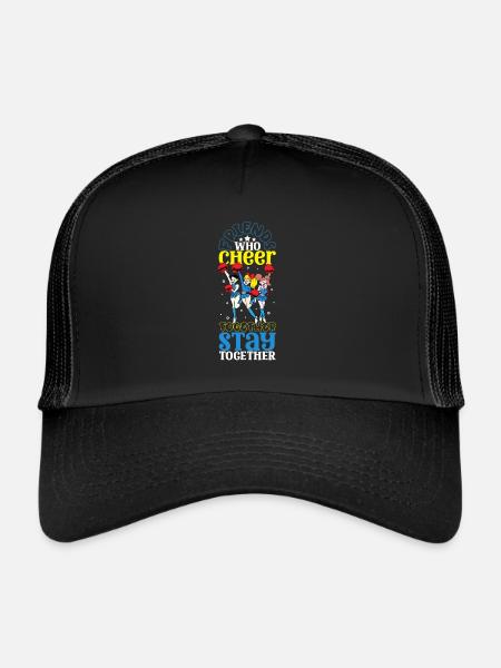 Tenue de pom-pom girl - Casquette trucker  - noir/noir - Devant