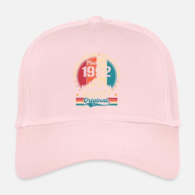 1992 August | August 1992 birthday Aged Perfectly Trucker Cap