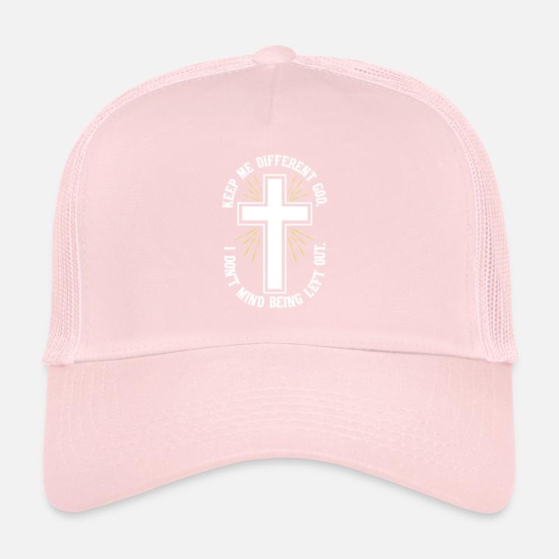 Keep Me Different God Catholic Christian Believer Trucker Cap