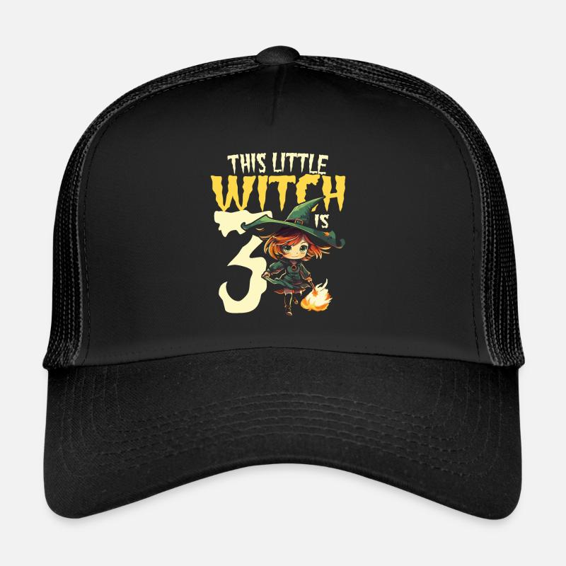 Cette petite sorcière a 3 - trois ans - 3. Casquette trucker 