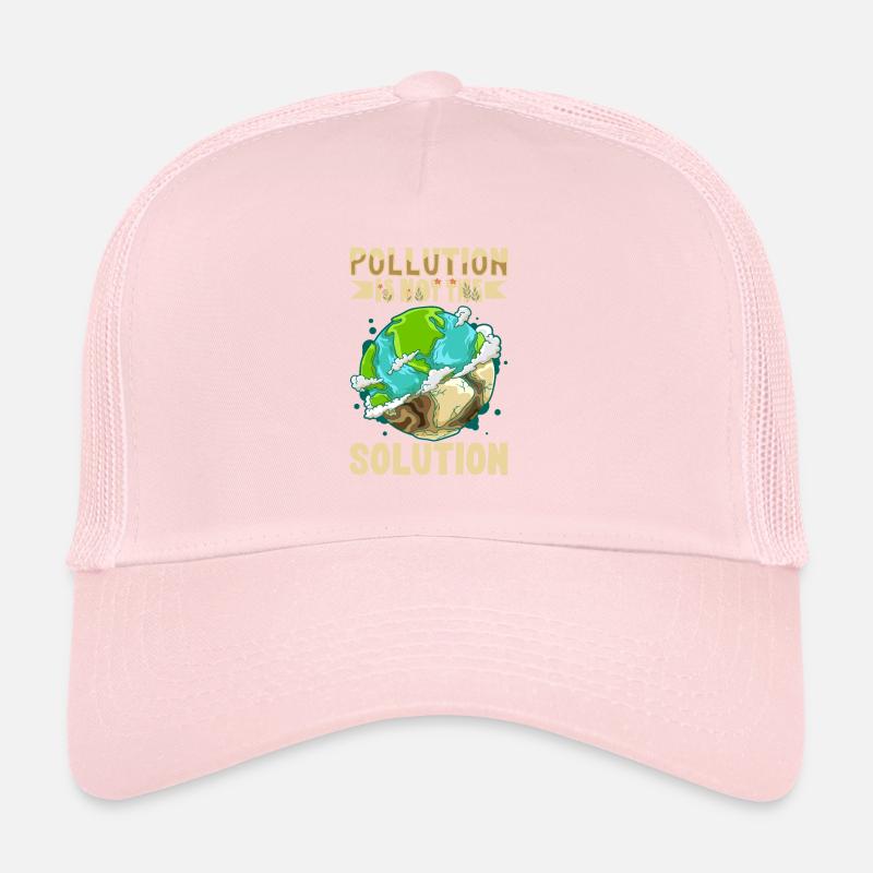 Climate Change Environment Earth Day Planet Trucker Cap
