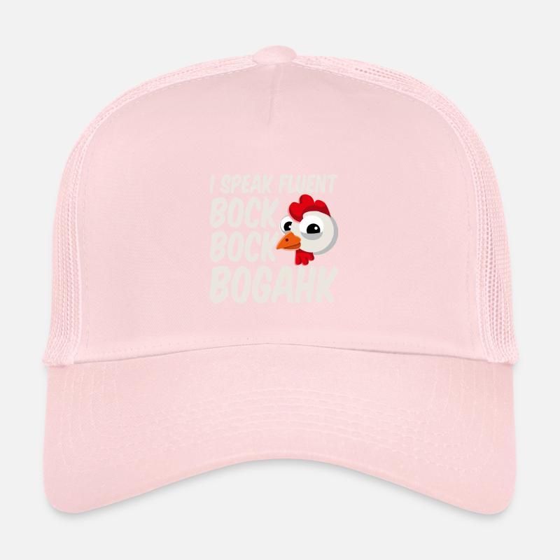 Je parle couramment Bock Bock Bogahk Casquette trucker 