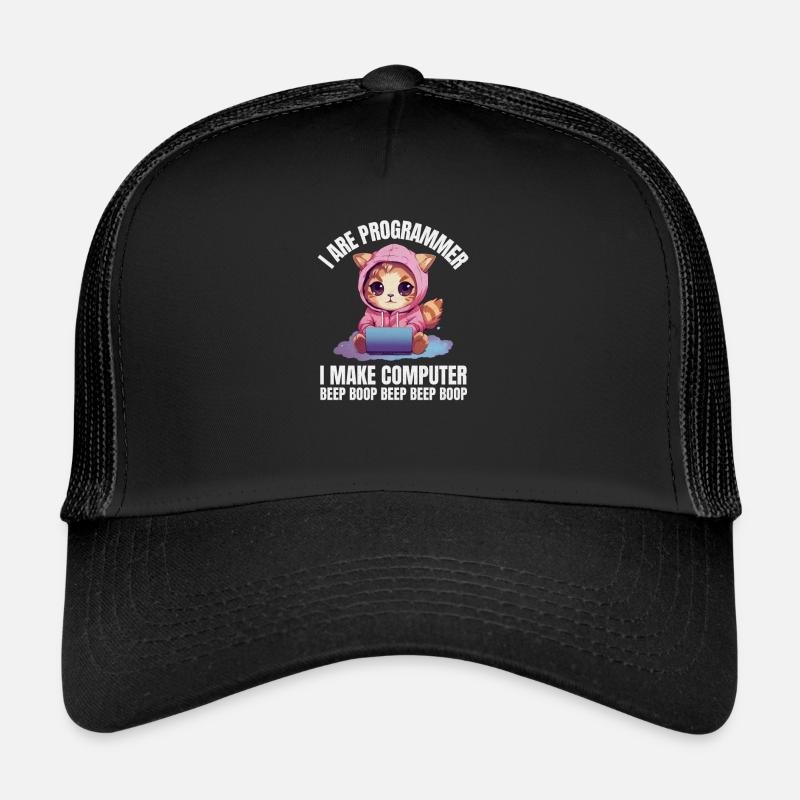 I'm a programmer. I'm doing Computer Beep Trucker Cap