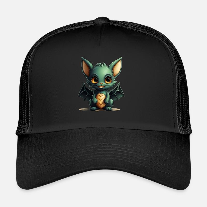 Bat Halloween I Cartoon Cute Bat Trucker Cap