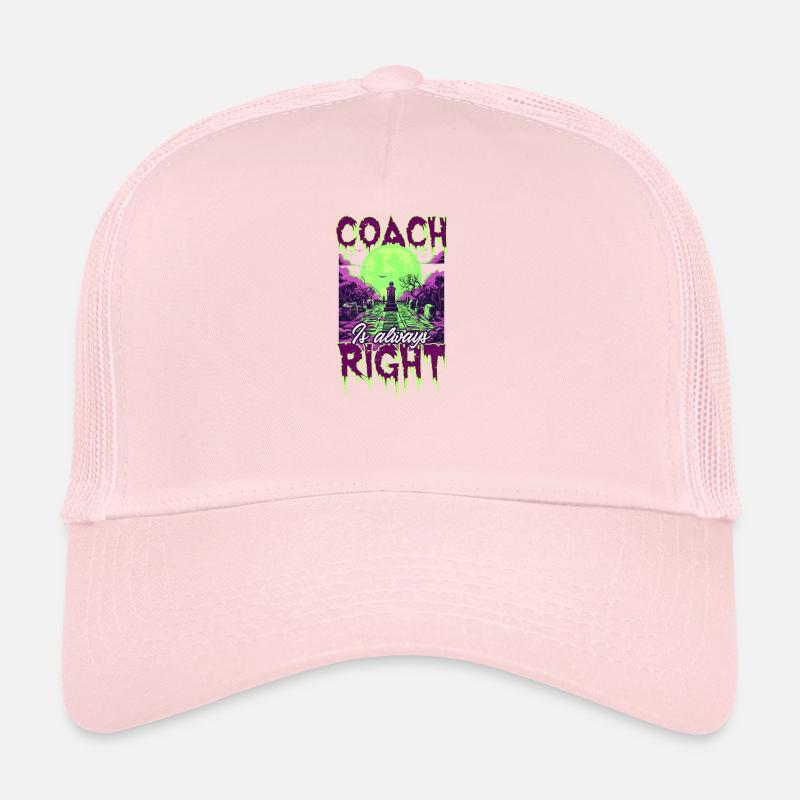 Halloween Coach Coach Is Right Graveyard Trucker Cap