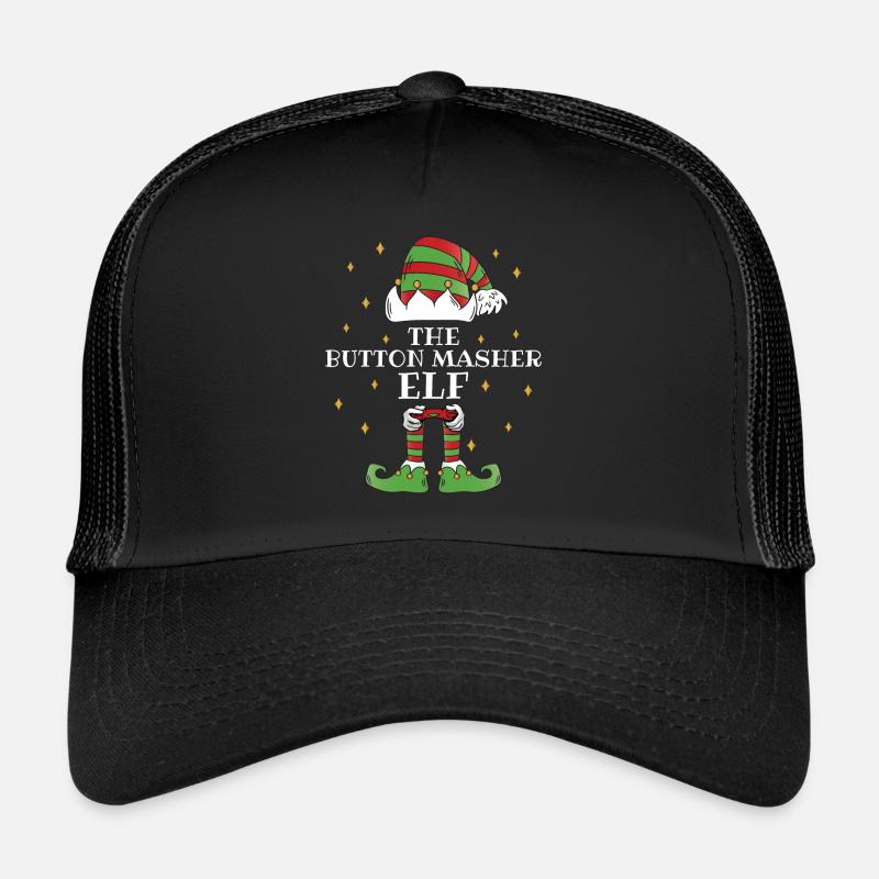 Le Button Masher Elf Jeu vidéo Casquette trucker 