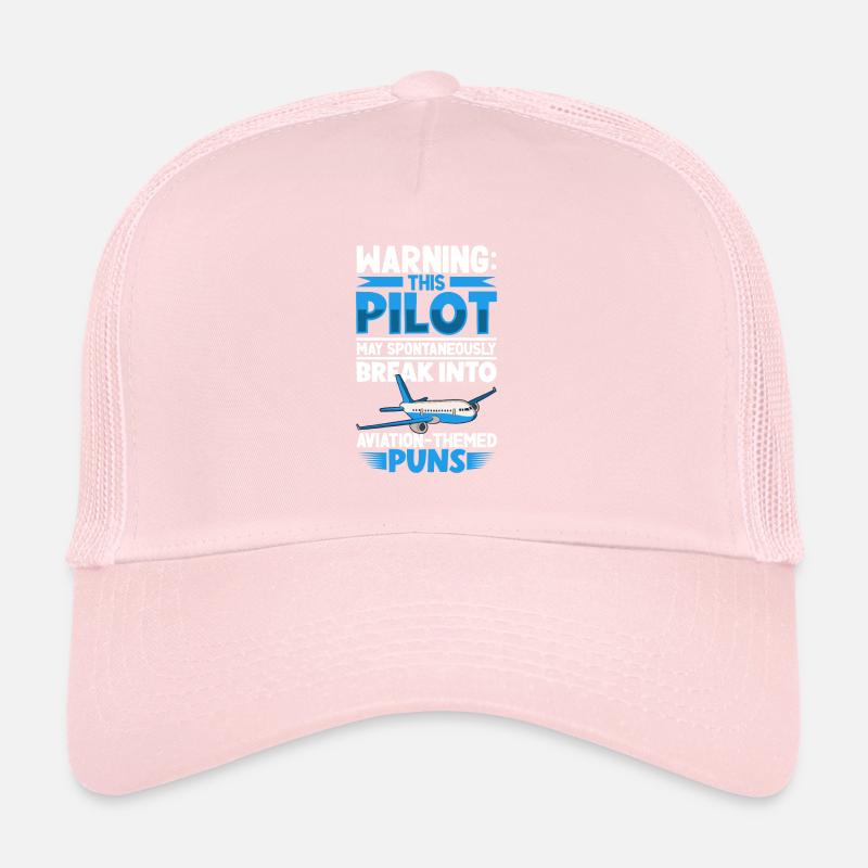 Pilot Aviation Airplane Airline Future Pilots Trucker Cap