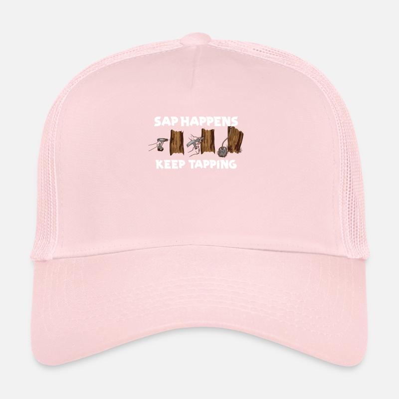 Maple syrup Canada tradition and cones Trucker Cap
