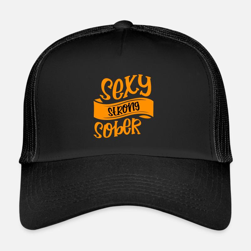 Sexy Strong Sober 4 Trucker Cap
