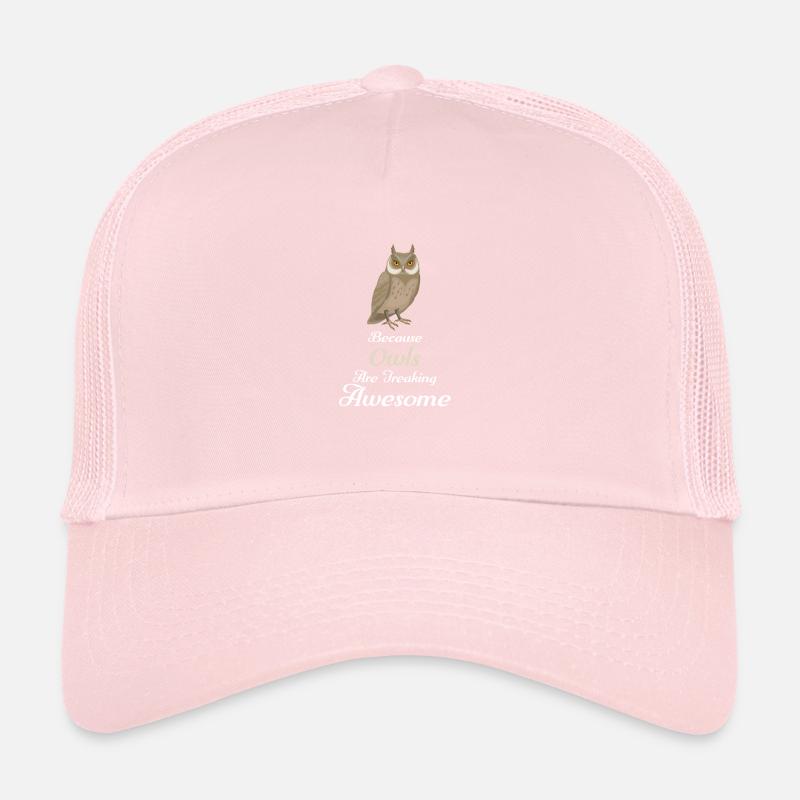 Parce que les hiboux sont sacrément des oiseaux cornés Casquette trucker 