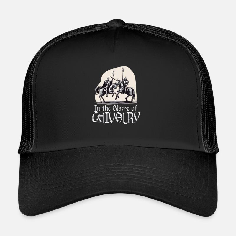 Knight Knight Medieval Renaissance Armor Trucker Cap