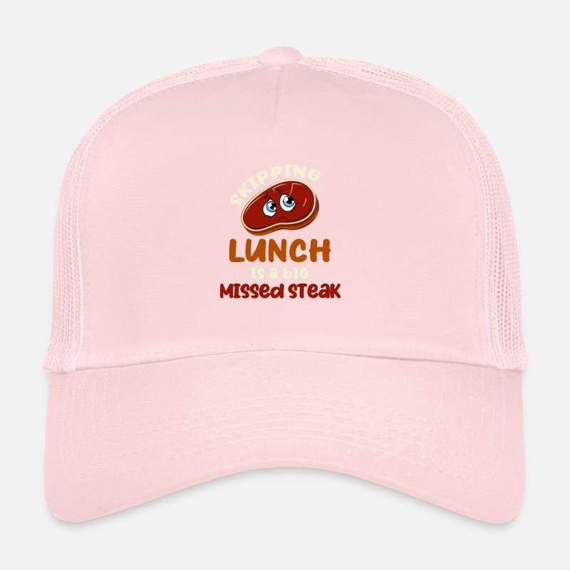 Skipping lunch is big Trucker Cap
