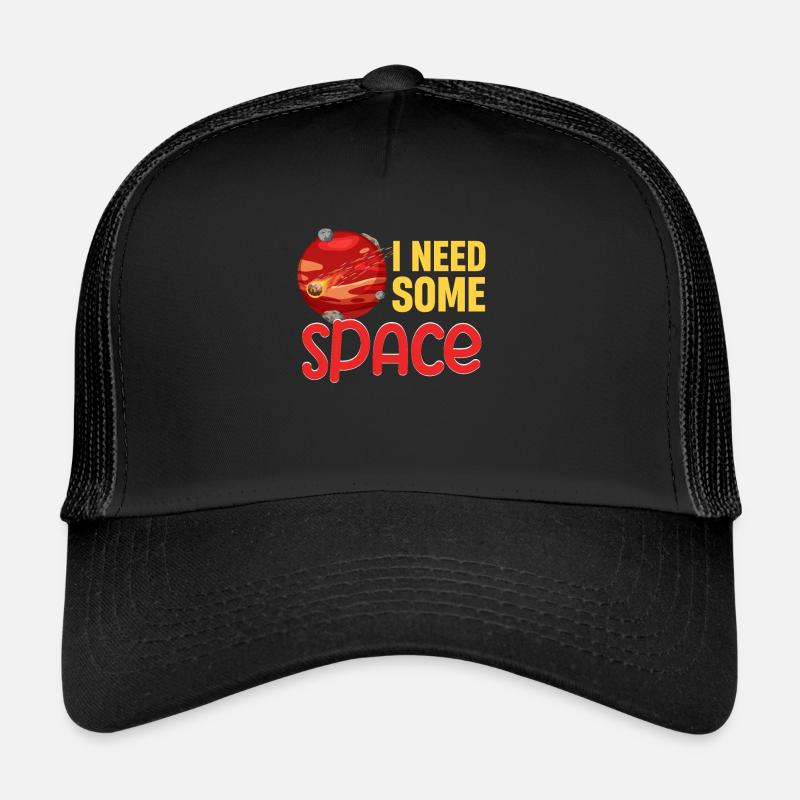 I Need Some Space Astrophysics Girl Trucker Cap