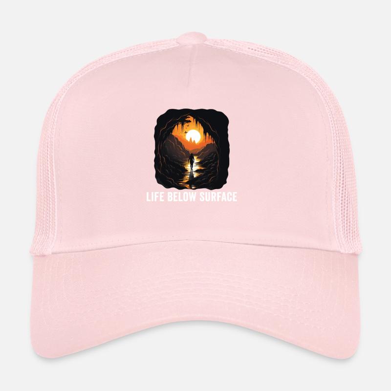 Caving Spelunking For Cave Men Women Funny Trucker Cap