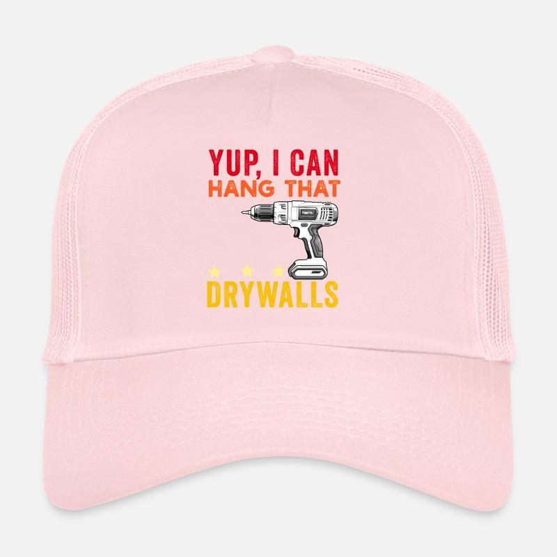 Installateur de cloisons sèches Plaquiste Finisseur de cloisons sèches Casquette trucker 