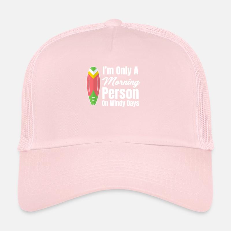 Ich Bin Nur Ein Morgenmensch An Windigen Tagen Trucker Cap