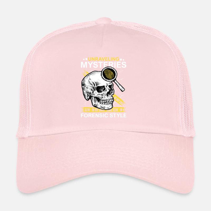 Pathologist, Forensic Expert, Crime Scene Analyst Trucker Cap