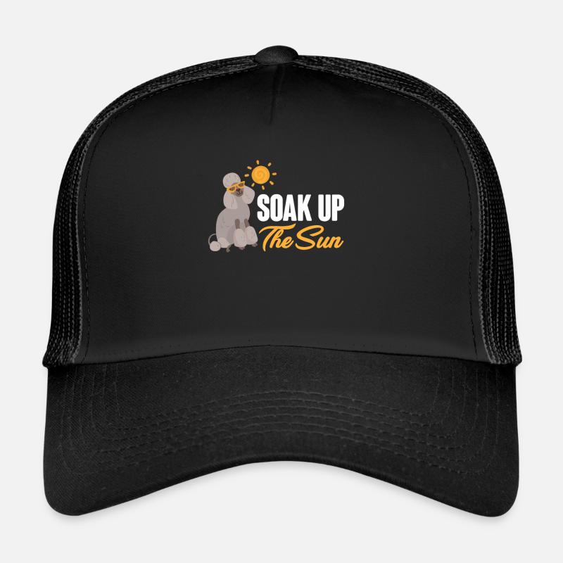 Profitez du soleil ! Bain de soleil en été Casquette trucker 