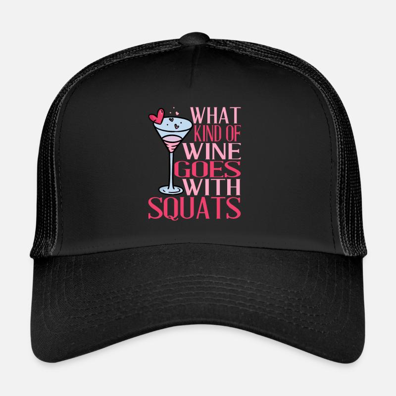 Quel type de vin va avec les squats Casquette trucker 