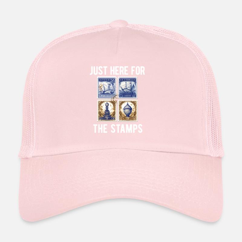 Timbre Collectionneur Affranchissement Estampillage Philatéliste Hommes Casquette trucker 