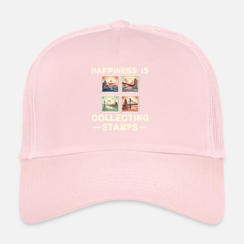 Timbre Collectionneur Affranchissement Estampillage Philatéliste Hommes Casquette trucker 
