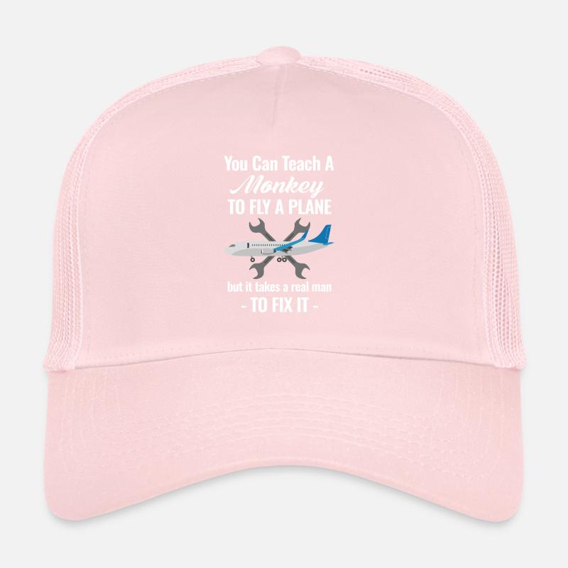 You can teach a monkey to fly an airplane Trucker Cap