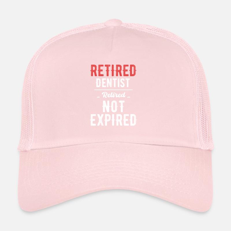 Dentiste retraité, retraité, non Casquette trucker 