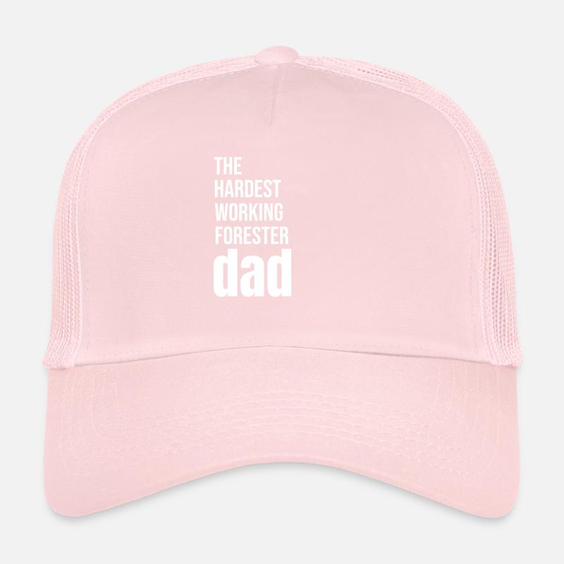 Der Am Härtesten Arbeitende Förster Papa Trucker Cap