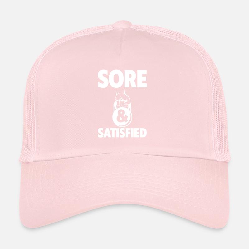 Douleur Et Satisfait 4 Casquette trucker 