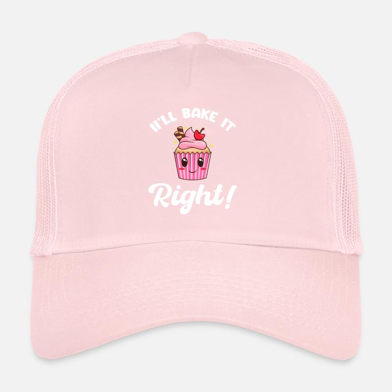 I bake it right. Pastries, sweets, Trucker Cap