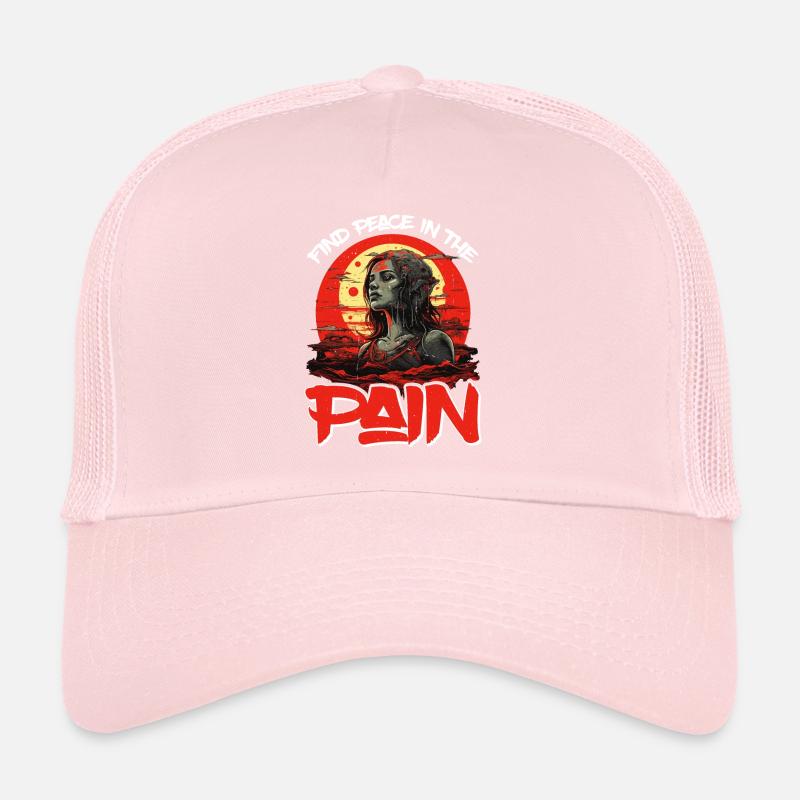 Trouver la paix dans la douleur 19 Casquette trucker 