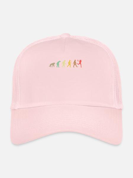 Vintage Tennis RetroTennis Player Evolution - Trucker Cap - Hellrosa - Vorne