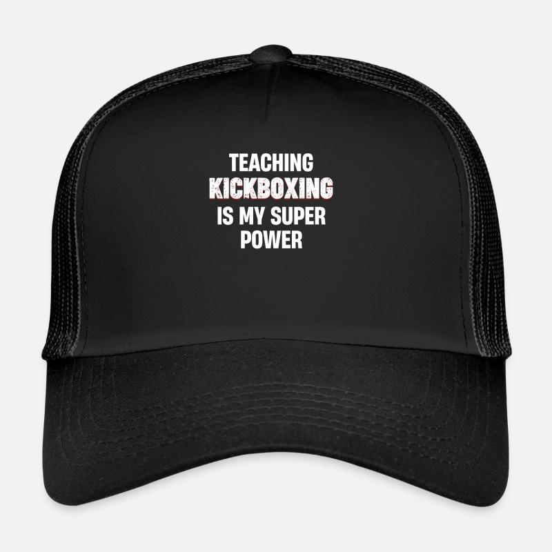 Enseigner le kickboxing est mon super pouvoir, Casquette trucker 