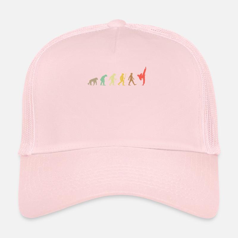 Vintage Karate Retro Martial Arts Evolution Trucker Cap