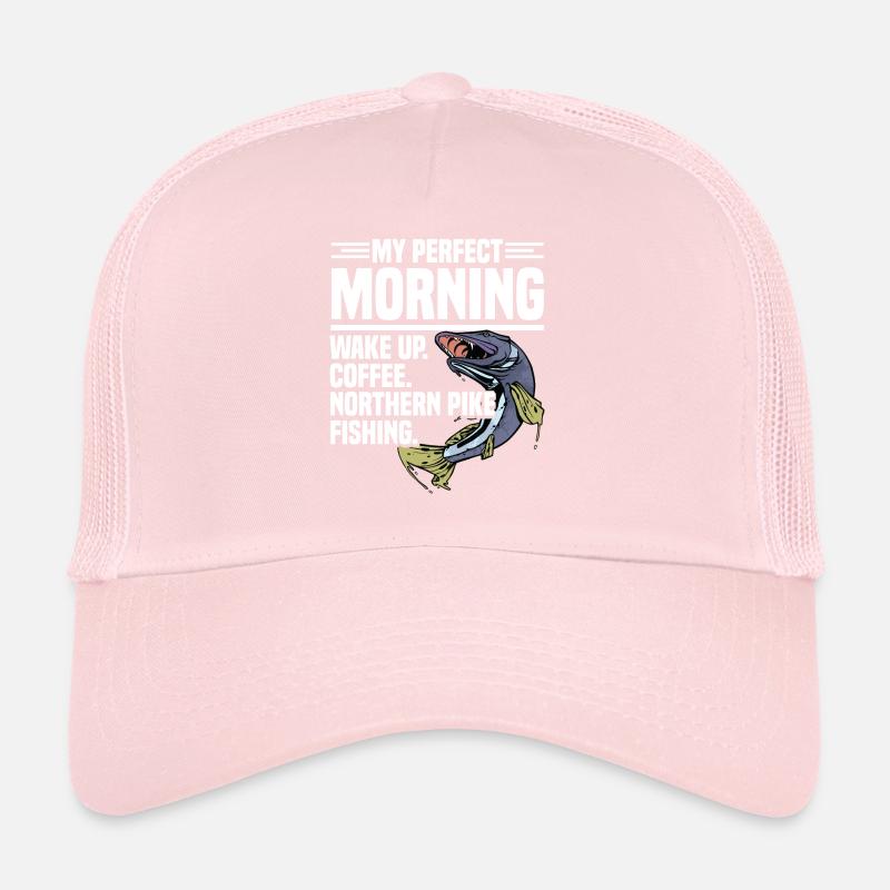 Northern Pike Fisherman Pike canne à pêche Pike Fish Casquette trucker 