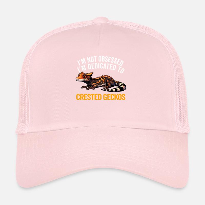Crested Gecko Men Women Lizard Eyelash Gecko Trucker Cap