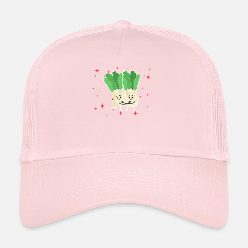 Cute Celery Couple Hugging Celery Lovers Trucker Cap