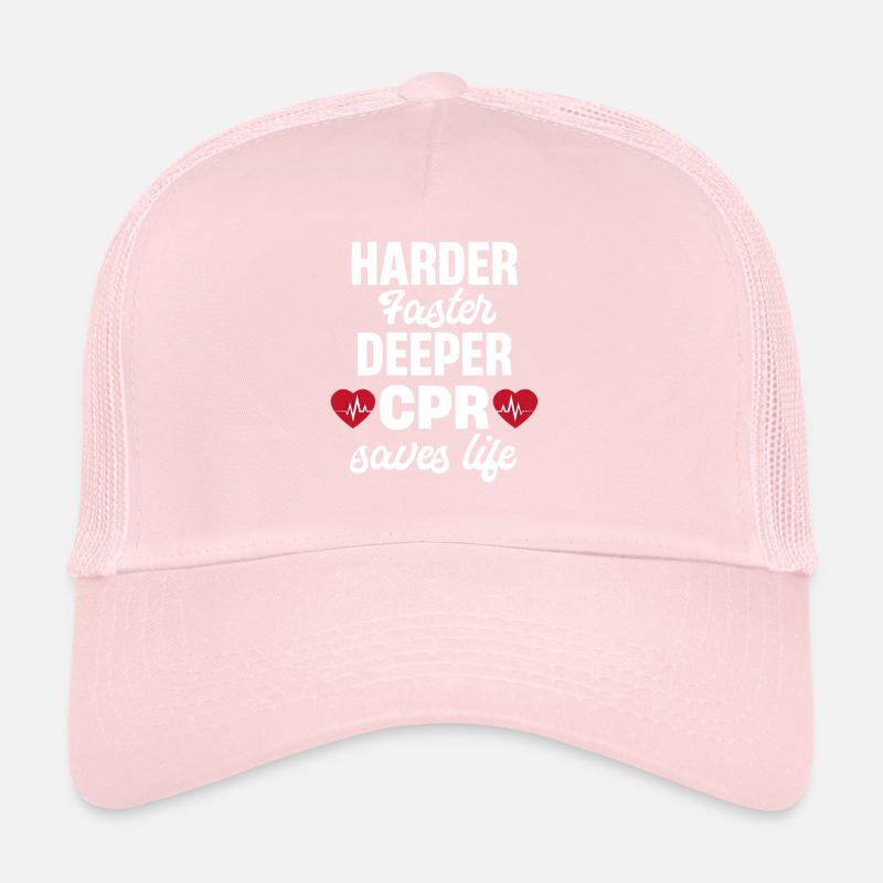 Plus dur, plus rapide, plus profond Casquette trucker 