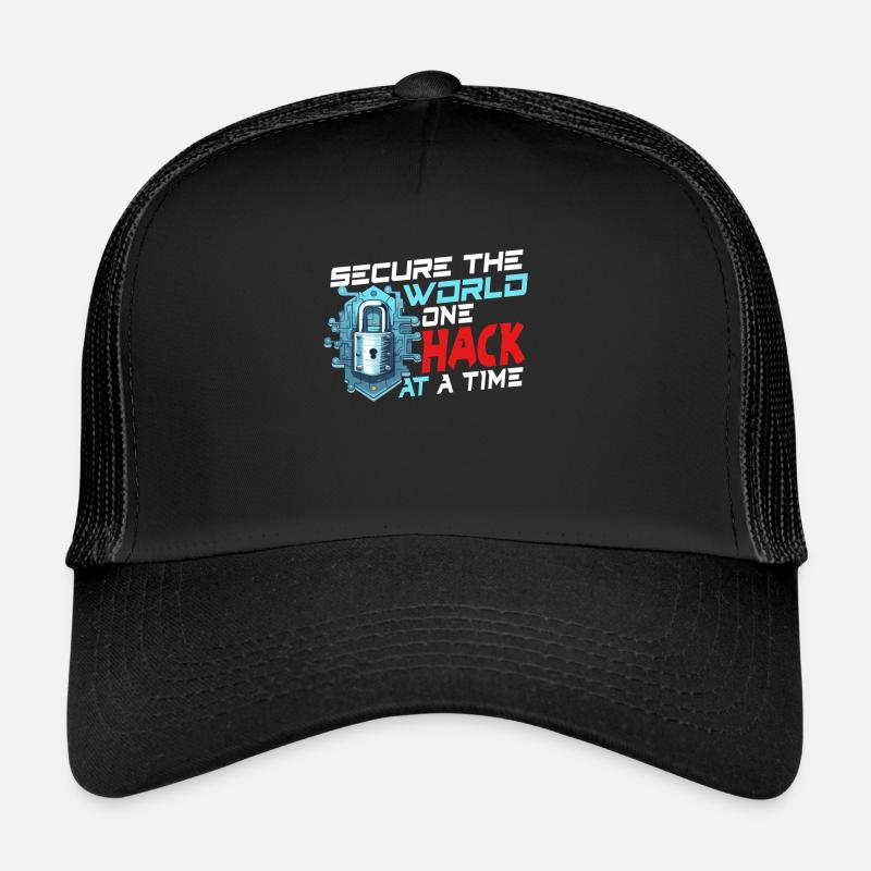Analyste en piratage éthique Cybersécurité éthique Casquette trucker 