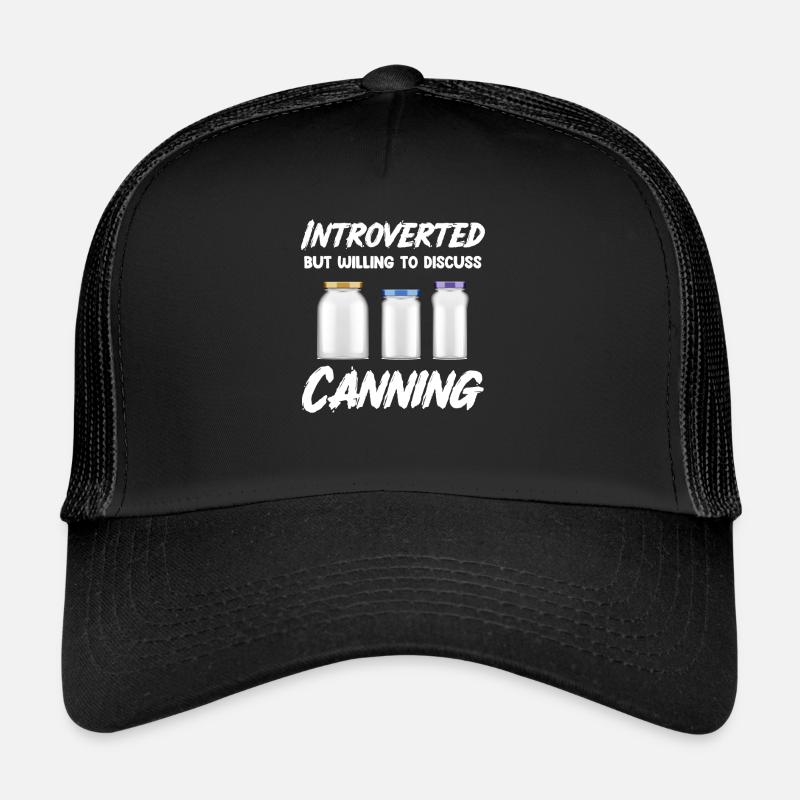 Introverti, mais prêt à parler de la Casquette trucker 