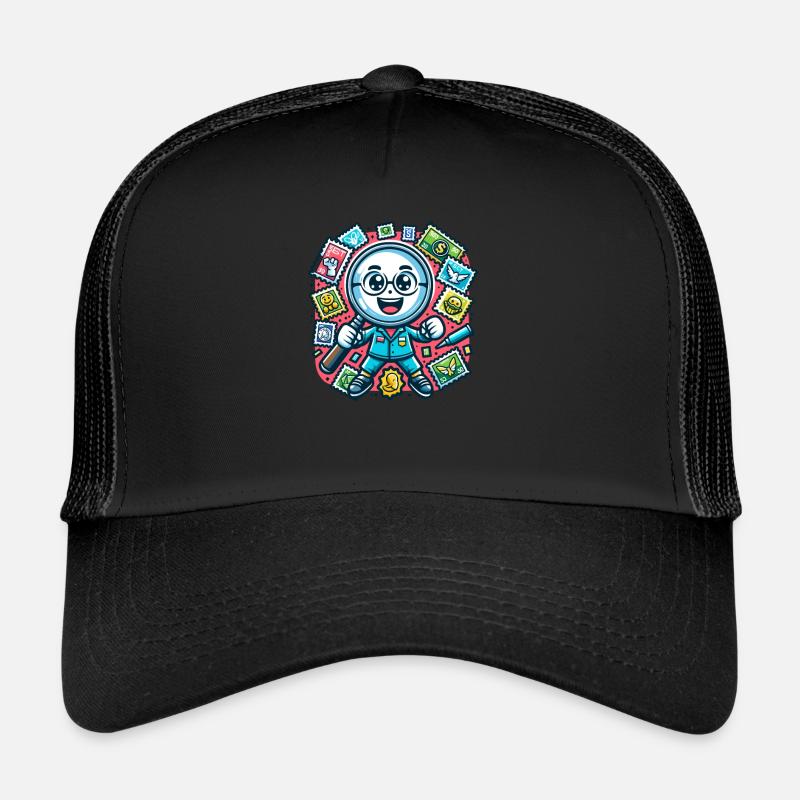 Philatélie Philatéliste philatéliste philatélique Casquette trucker 