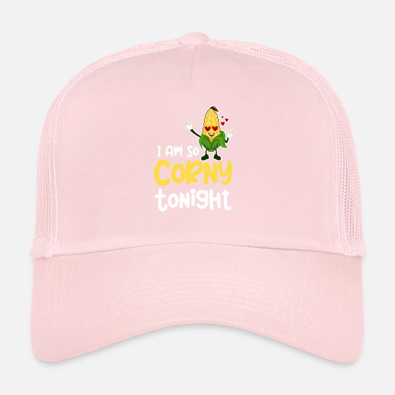 I'm so cheesy tonight. corn puns, Trucker Cap