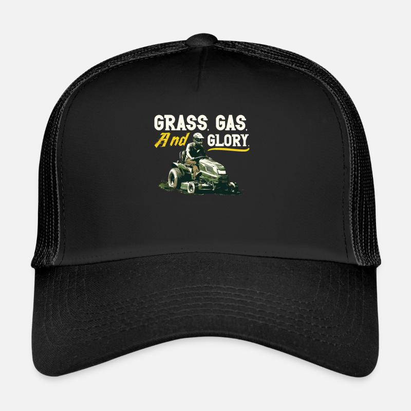 Tondeuse à gazon Tondeuse à gazon de course Tondeuse à gazon de course Casquette trucker 