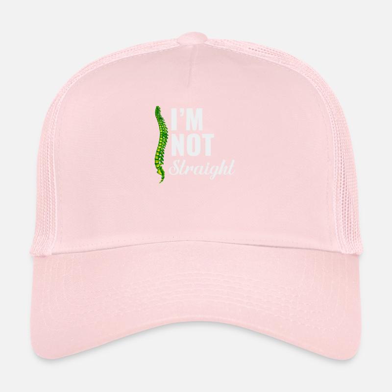 Ich Bin Nicht Gerade Skoliose Bewusstsein Trucker Cap