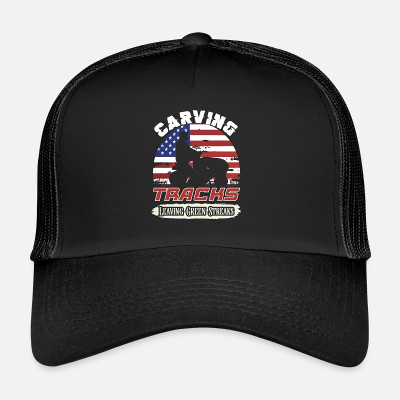 Tondeuse à gazon Tondeuse à gazon de course Tondeuse à gazon de course Casquette trucker 