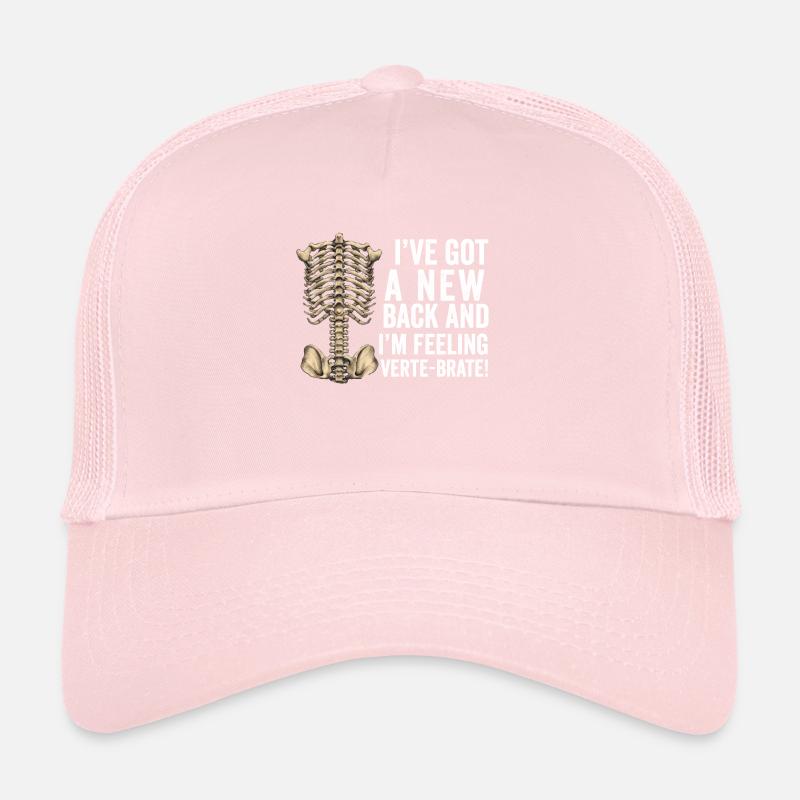 Back Post Surgery Recovery Men Women Discectomy Trucker Cap