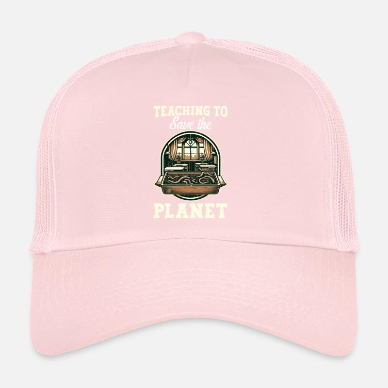 Élevage de vers, jardinier de vers de terre, lombriculture Casquette trucker 